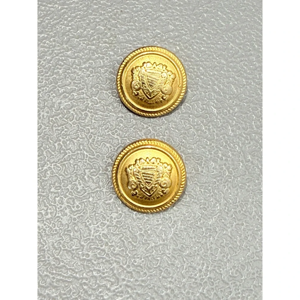 Vtg Polo University Club Ralph Lauren Blazer Buttons Gold Tone Crest 10pc preppy